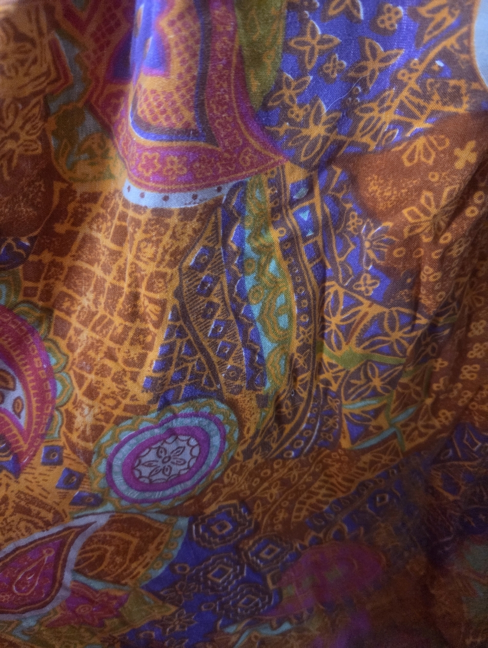 Vintage Paisley Harem Pants - Picture 5 of 6